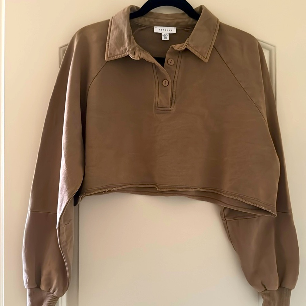 Women's TopShop Collared Crop